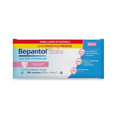 Imagem de Lenço Umedecido Bepantol Baby para Bebês 96 unidades Leve Mais por Men