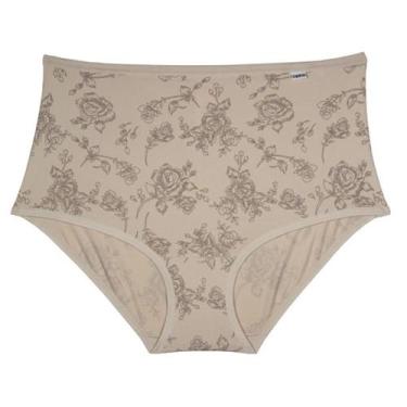 Imagem de Kit 2 Calcinhas Clássica DelRio 50027 Microfibra, Areia, Mousse, G