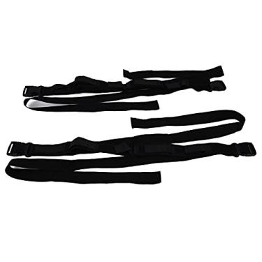 Imagem de Pacote Cffuvros 2 Pacote Universal de pesca Rod Solder para carro, caminhão, carrinho de golfe, transportadora de pólo pesado ajustável com correias de instalação rápida, rack