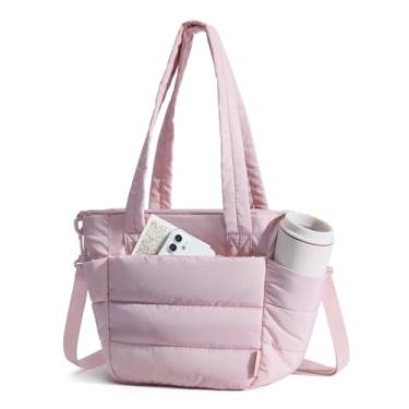 Imagem de BAGSMART Lancheira feminina pequena isolada com compartimento de almoço acolchoada leve e inchada para trabalho, viagens, ar livre, rosa