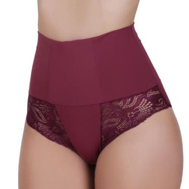 Imagem de Calcinha Cinta Modeladora Compressão Cós Alto -c13 FERNANDA - BELLA DA