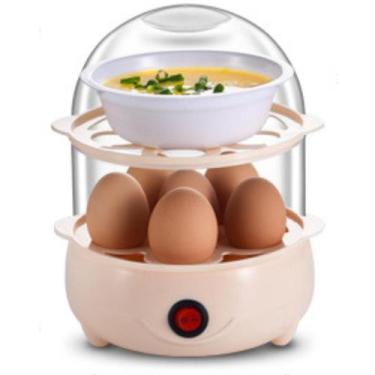 Imagem de Cozedor 110V De Ovos Legumes Portátil Elétrico Cozinha A Vapor Bivolt 