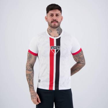 Imagem de CAMISA SÃO PAULO CLASSIC 001,ESCUDO BORDADO, MASCULINA, P