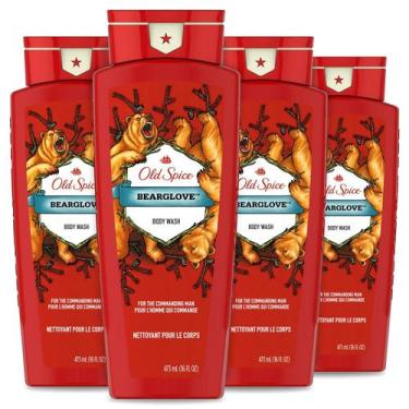 Imagem de Sabonete líquido Old Spice Wild Collection Bearglove 473 ml x4