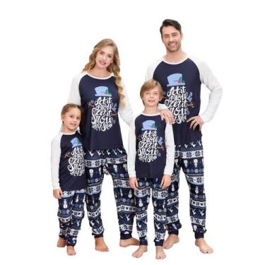 Imagem de Conjunto de pijamas de Natal VS&LLWQ para família (2 unidades)