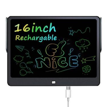 Imagem de Tablet de escrita LCD de 16", presente recarregável para crianças QIAO