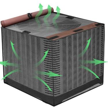 Imagem de Tampa de ar condicionado SUNICO Full Mesh Waterproof 36x36x39cm