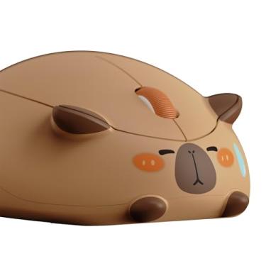 Imagem de Mouse Gamer Akko Temático Capybara Marrom 1200 DPI