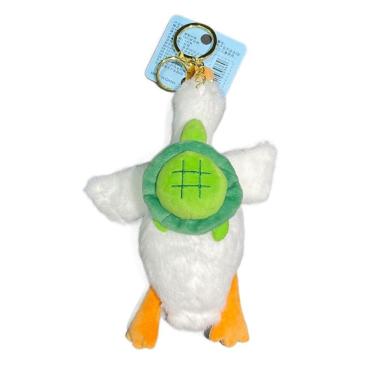 Imagem de Chaveiro de pelúcia Goose com design de mochila Turtle Shell de 18 cm