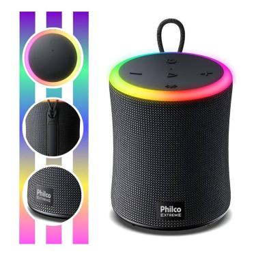 Imagem de Caixa De Som Speaker Pbs35 Flash Lights 35w Bluetooth Philco Preto