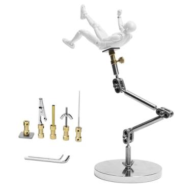 Imagem de Kit de Animação Stop Motion, Braço Articulado em aço Inoxidável, Suporte para Macrofotografia, Suportes de Fixação para Figuras, Miniaturas de Argila e Modelos(Braço de 32 cm)