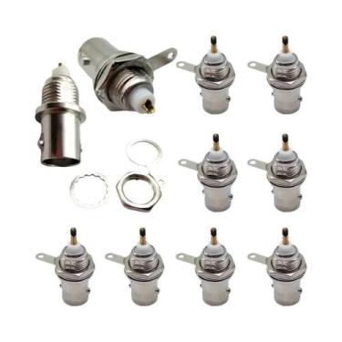Imagem de Conectores BNC Fêmea Para Painel 10PCS 50Y Soquete De Osciloscópio Ada