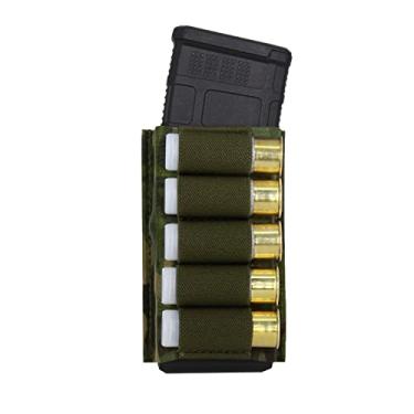 Imagem de Esstac Bolsa KYWI Mag de altura única 5,56 com laços de concha de calibre 12 (Método de fixação: 2x passadores de cinto (5 cm), Multicam Tropic)