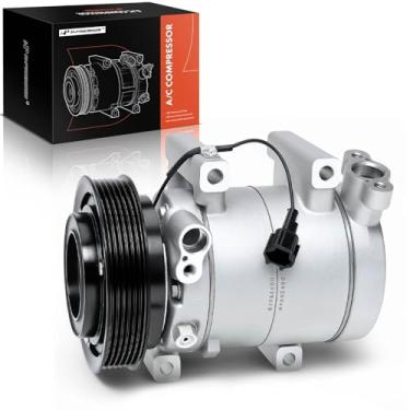Imagem de A-Premium Compressor De Ar Condicionado Com Embreagem Compatível Nissan Sentra 2.5L 2002-2006 Sedan, Estilo Dkv14G, 6 Ranhuras