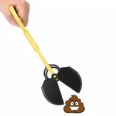 Imagem de Pa Coletora Fezes Coco Cachorro Cao Pet Gato Animais Estimaçao Coletor Caca Higienico Limpador Sujeira Multiuso