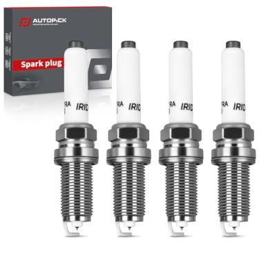 Imagem de Conjunto de 4 velas de ignição Iridium Platinum - Compatível com Audi e Volkswagen - A3 2015-2020, A4, A5, A6, TT Quattro, Q5, Q7, Beetle, Golf, GTI, Jetta, Passat - 1.8L, 2L - Substitui 94833