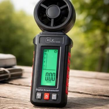 Imagem de Anemômetro Digital Vento Lcd Iluminado Profissional Klx - KLX QUALIDAD