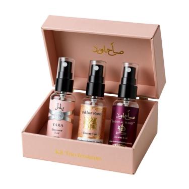 Imagem de Kit Decants Árabes femininos Yara + Fakhar Rose + Sabah 5ml Original-Feminino