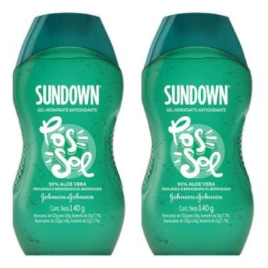 Imagem de Creme Pós Sol Sundown 140g Kit C/02 Aloe Vera