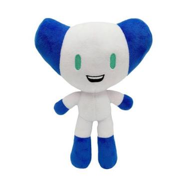 Imagem de Boneca de brinquedo de pelúcia azul de anime de 25 cm para presente in