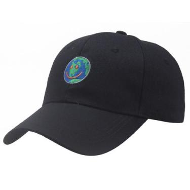 Imagem de Boné de beisebol bordado para homens, tamanho ajustável com snapback -