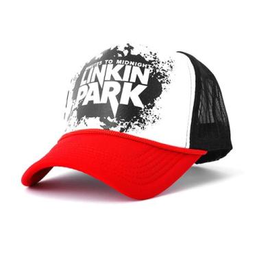 Imagem de Boné de beisebol Linkin Park Anime Snapback Hat Poliéster - yiweisai