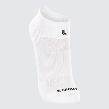 Imagem de Meia Lupo Lsport Rio Movimento Invisivel Branca, Branco, 37a40