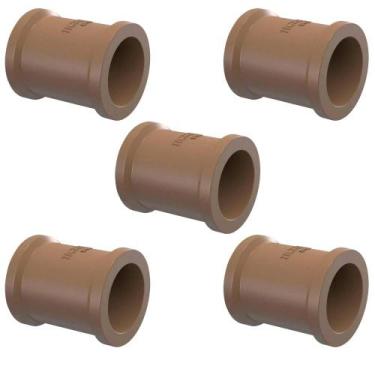 Imagem de Kit 5 Luva Soldavel Tigre 50mm PVC P/ Instalacao Hidraulica