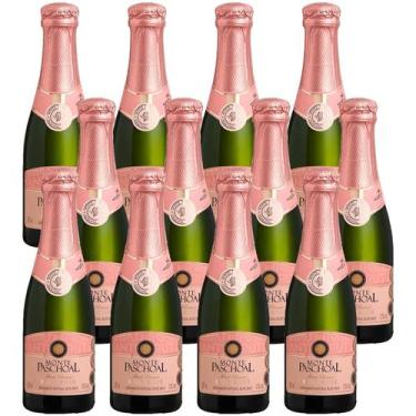 Imagem de Kit 12Mini Espumante Monte Paschoal Brut Rose 187ml