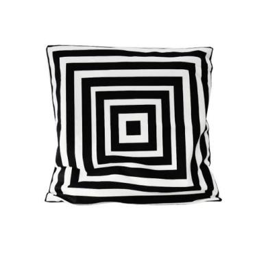 Imagem de Capa de almofada estampa geométrica em  tecido 100% poliéster 44x44cm 