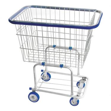 Imagem de Carrinho de Condomínio para Compras de Supermercado 140L Resistente em Aço Carbono Galv...