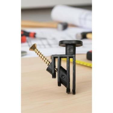 Imagem de 2x Pino Superior Porta Sanfonada 10 Unid. Preto Suporte Leve - Congrat