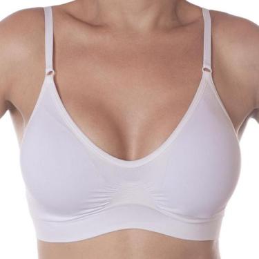 Imagem de Sutiã Com Bojo Removível Sem Costura Touch Loba Lupo, M, Branco