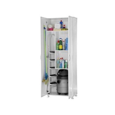 Imagem de Armário Multiuso Área De Serviço BRV Móveis 2 Portas Branco, Branco