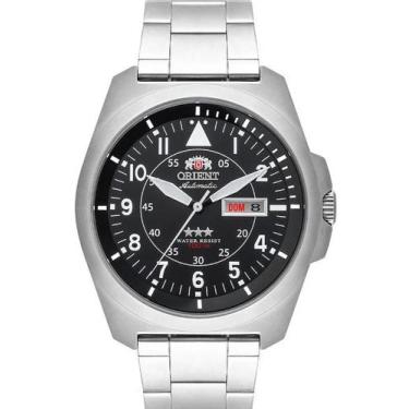 Imagem de Relógio orient masculino automatico prata  f49ss019 p2sx