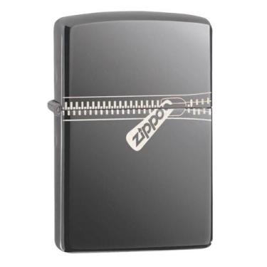 Imagem de Isqueiro Zippo Zipped Black Ice