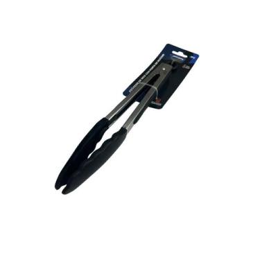 Imagem de Espátula silicone gourmet cinza 29cm resistente para cozinha - GP INOX