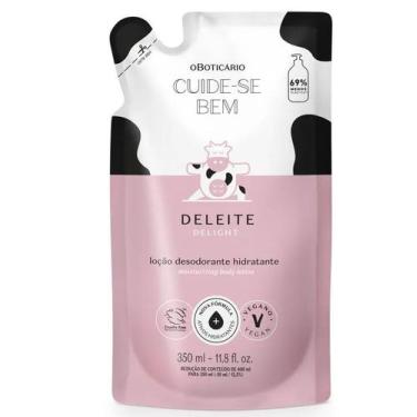 Imagem de Refil Loção Desodorante Hidratante Corporal Cuide-se Bem Deleite 350ml