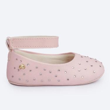 Imagem de Sapato de Bebê Menina Nina Strass Rosa - Vem Com Mimo Pampili, 15