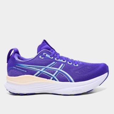 Imagem de Tênis Asics Gel Kayano 32 Feminino, Azul, Prata, 34