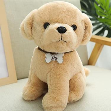 Imagem de suhang Simulação Teddy Poodle Brinquedos de Pelúcia Animal Boneca Para