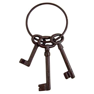 Imagem de Super Z Outlet Conjunto de chaves para cadeia de esqueleto de navio pirata - traje de ferro fundido