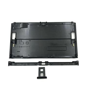 Imagem de TECKEEN Kit de capa traseira com compartimento para cartão e placa traseira para Nintendo Switch OLED