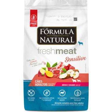 Imagem de Ração Seca Fórmula Natural Fresh Meat Sensitive Cães Adultos Portes Médio e Grande - 12 KG