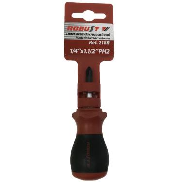 Imagem de Chave Phillips 1/4"X1.1/2 Ref. 218r Cod. 061.697 - Robust
