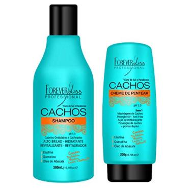 Imagem de KIT FORMADOR MANUTENÇÃO CACHOS SHAMPOO + CREME FOREVER LISS