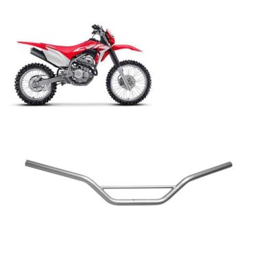 Imagem de Guidão Crf 230 Original 2015 2016 2017 2018 2019 2020 Prata - MA Motos