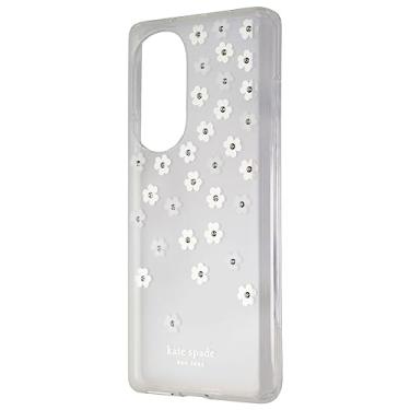 Imagem de Capa dura Kate Spade para Moto Edge + 5G UW - Flores dispersas iridescentes