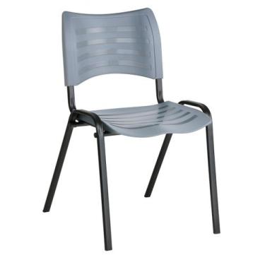 Imagem de Cadeira Secretaria Turim Fixa - Maiart, Cinza