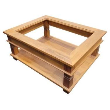 Imagem de Mesa De Centro Marroquine Em Madeira De Demolição - Cód 379 - Barrocar